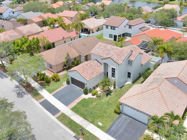 624 Stanton Dr, Weston, FL 33326 - aerial view of residential area with a large body of water