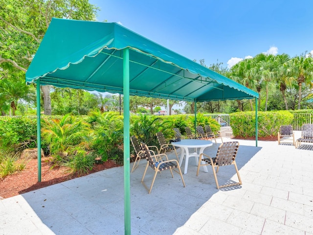 624 Stanton Dr, Weston, FL 33326 - view of patio / terrace featuring a gazebo