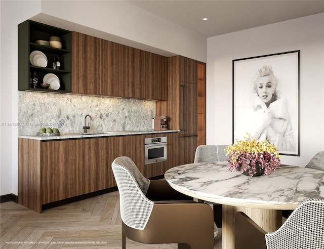 94 NE 29th St Unit 610, Miami, FL 33137 - dining area featuring wet bar