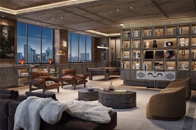 94 NE 29th St Unit 610, Miami, FL 33137 - community lobby featuring a skyline view