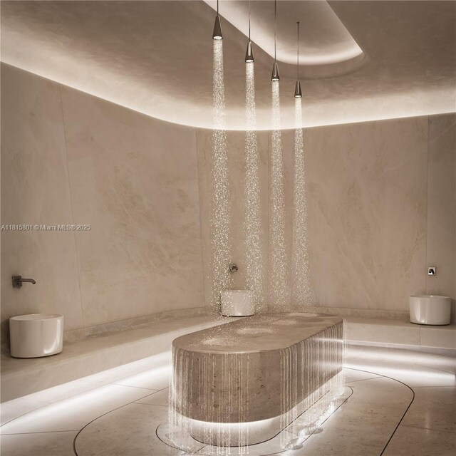 94 NE 29th St Unit 610, Miami, FL 33137 - bathroom featuring tile walls and tile patterned floors