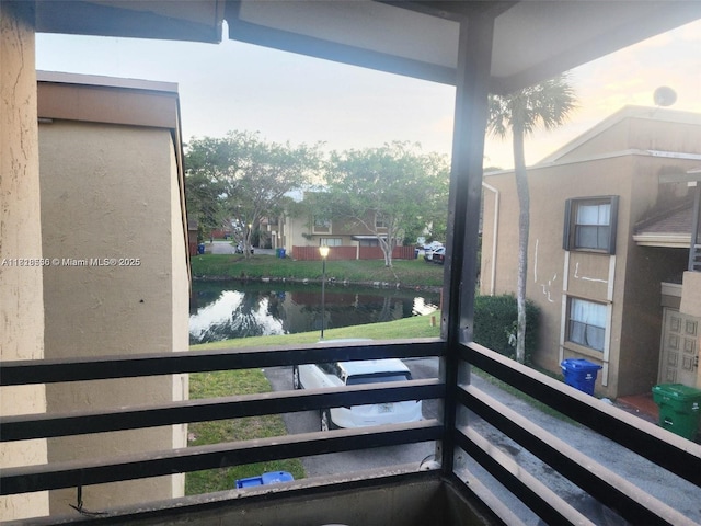 8409 N Missionwood Cir Unit D-30, Miramar, FL 33025 - balcony with a water view