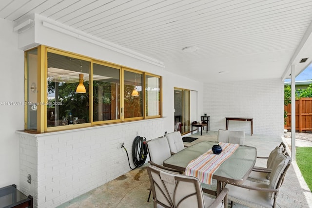 1305 N 47th Ave, Hollywood, FL 33021 - view of patio with outdoor dining area