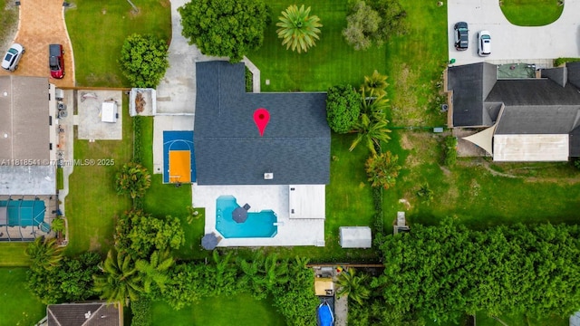 11400 NW 27th St, Plantation, FL 33323 - drone / aerial view of a pool