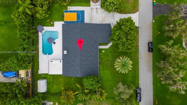 11400 NW 27th St, Plantation, FL 33323 - bird's eye view of a pool area