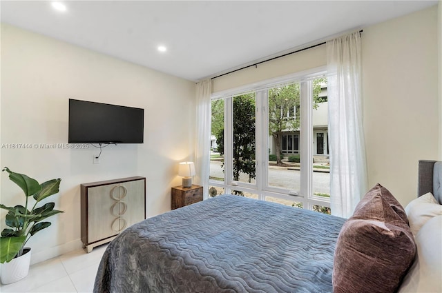 10540 NW 63rd Ter, Doral, FL 33178 - tiled bedroom featuring recessed lighting and baseboards
