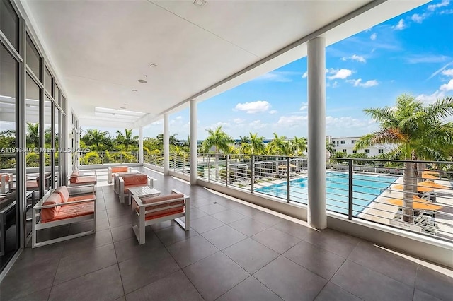 10540 NW 63rd Ter, Doral, FL 33178 - view of patio / terrace featuring a balcony