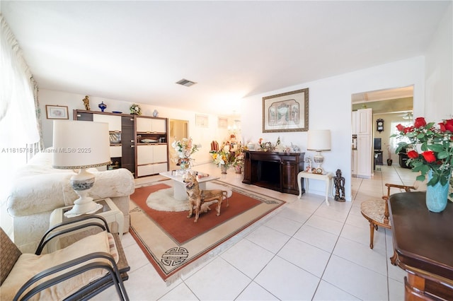 5803 NW 85th Ter, Tamarac, FL 33321 - living room featuring light tile patterned flooring