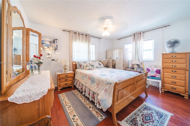 5803 NW 85th Ter, Tamarac, FL 33321 - bedroom featuring dark wood-style flooring