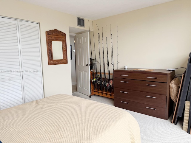 800 Parkview Dr Unit 820, Hallandale Beach, FL 33009 - bedroom featuring light carpet and a closet