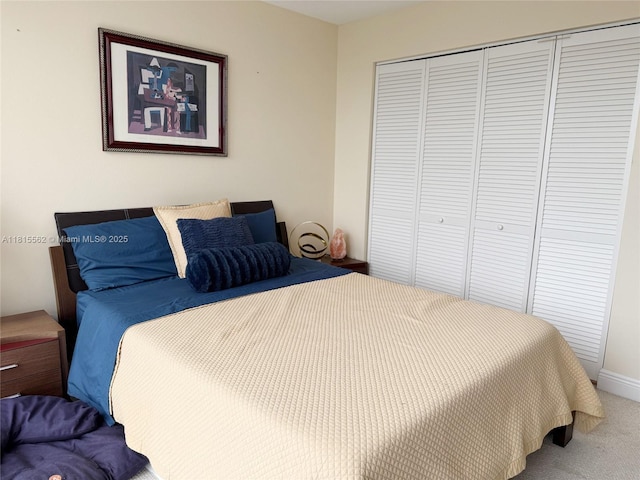 800 Parkview Dr Unit 820, Hallandale Beach, FL 33009 - bedroom featuring a closet and carpet