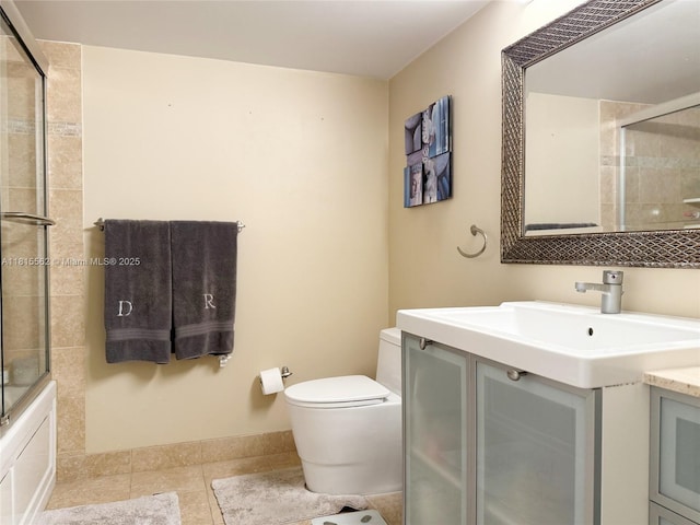 800 Parkview Dr Unit 820, Hallandale Beach, FL 33009 - bathroom featuring vanity and tile patterned floors