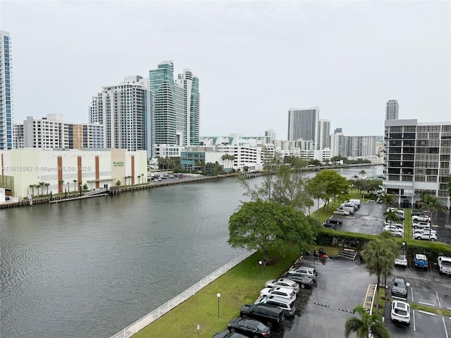 800 Parkview Dr Unit 820, Hallandale Beach, FL 33009 - water view featuring skyline