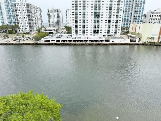 800 Parkview Dr Unit 820, Hallandale Beach, FL 33009 - water view with nearby urban area