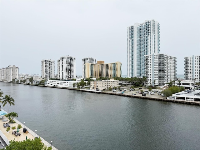 800 Parkview Dr Unit 820, Hallandale Beach, FL 33009 - water view with skyline