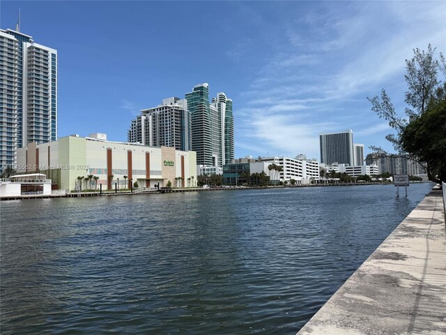 800 Parkview Dr Unit 820, Hallandale Beach, FL 33009 - water view featuring nearby urban area