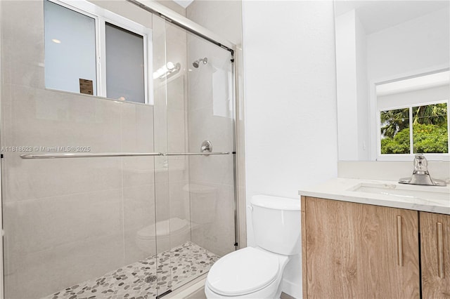 22479 SW 125th Ave Unit A, Miami, FL 33170 - full bathroom with toilet, vanity, and a stall shower