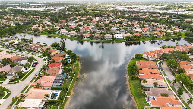 886 SW 180th Ter, Pembroke Pines, FL 33029 - aerial view of property's location with nearby suburban area and a nearby body of water
