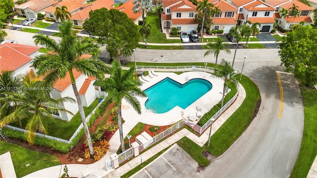 886 SW 180th Ter, Pembroke Pines, FL 33029 - aerial perspective of suburban area featuring a pool area