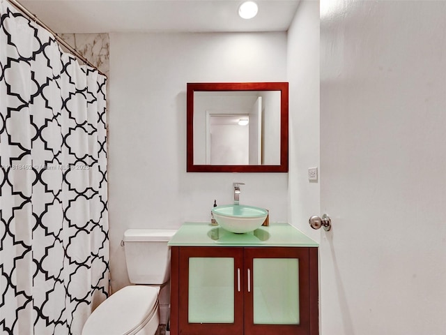 1408 Brickell Bay Dr Unit 411, Miami, FL 33131 - bathroom with vanity and a shower with shower curtain