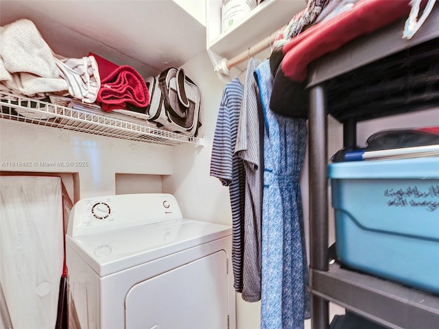 1408 Brickell Bay Dr Unit 411, Miami, FL 33131 - washroom featuring washer / clothes dryer