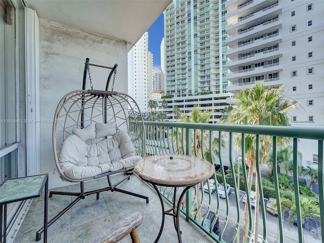 1408 Brickell Bay Dr Unit 411, Miami, FL 33131 - balcony with a city view