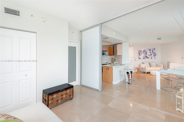 480 NE 30th St Unit 1505, Miami, FL 33137 - living room with light tile patterned floors