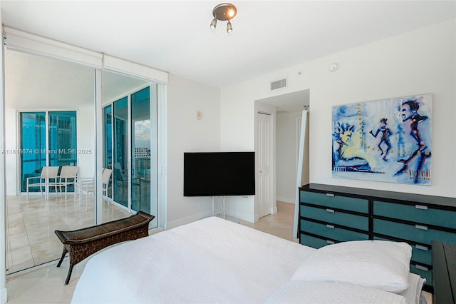 480 NE 30th St Unit 1505, Miami, FL 33137 - bedroom featuring floor to ceiling windows