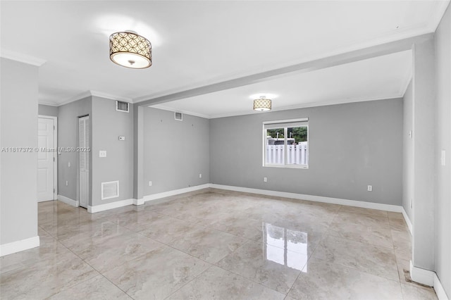 810 E 9th Pl, Hialeah, FL 33010 - unfurnished room featuring ornamental molding and baseboards