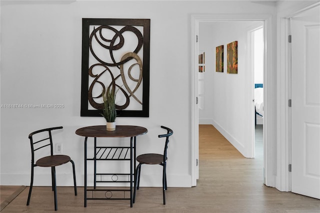 1250 S Miami Ave Unit 2310, Miami, FL 33130 - hall with wood finished floors and baseboards