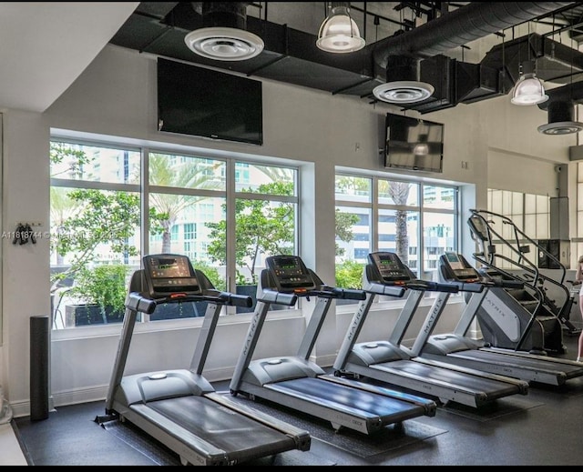 1250 S Miami Ave Unit 2310, Miami, FL 33130 - view of gym