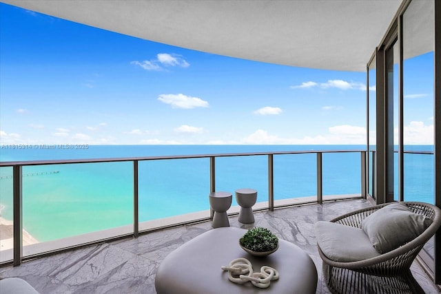 15701 Collins Ave Unit 3101, Sunny Isles Beach, FL 33160 - balcony with a water view