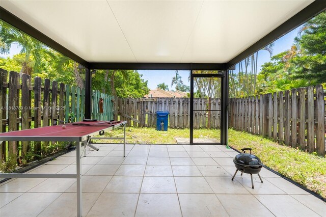 7382 NW 34th St, Lauderhill, FL 33319 - view of unfurnished sunroom