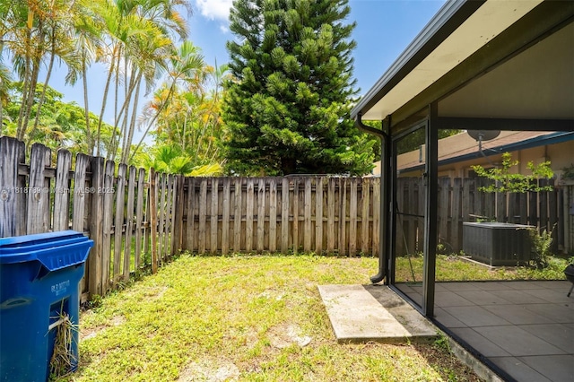 7382 NW 34th St, Lauderhill, FL 33319 - view of yard with cooling unit and a patio