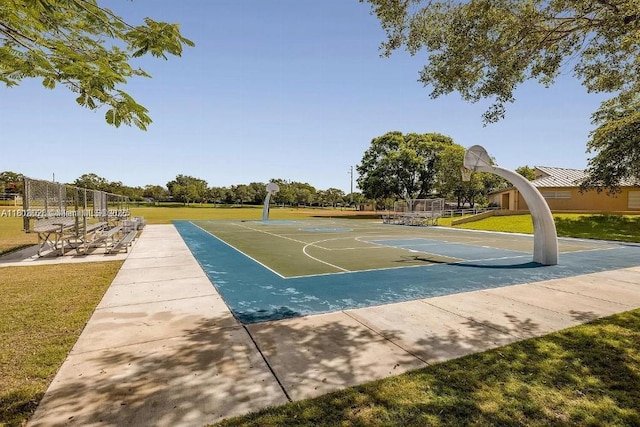 8005 SW 89th St, Miami, FL 33156 - view of sport court featuring community basketball court