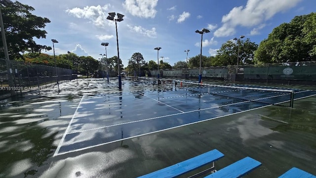 8005 SW 89th St, Miami, FL 33156 - view of tennis court