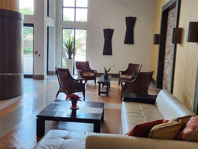 4242 NW 2nd St Unit 1202, Miami, FL 33126 - community lobby featuring a towering ceiling