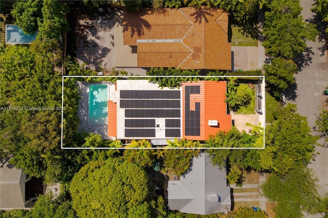 261 SW 30th Rd, Miami, FL 33129 - aerial overview of property's location with property boundaries highlighted