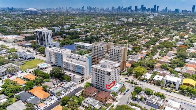 2400 SW 27th Ave Unit 402, Miami, FL 33145 - drone / aerial view of skyline