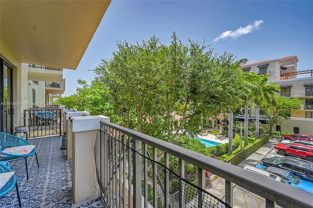 8440 SW 8th St Unit 306A, Miami, FL 33144 - balcony featuring view of pool area
