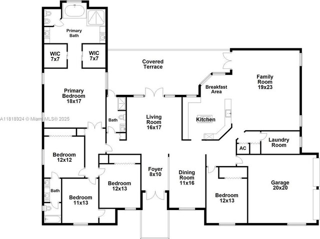 6129 SW 74th Ct, Miami, FL 33143 - view of room layout