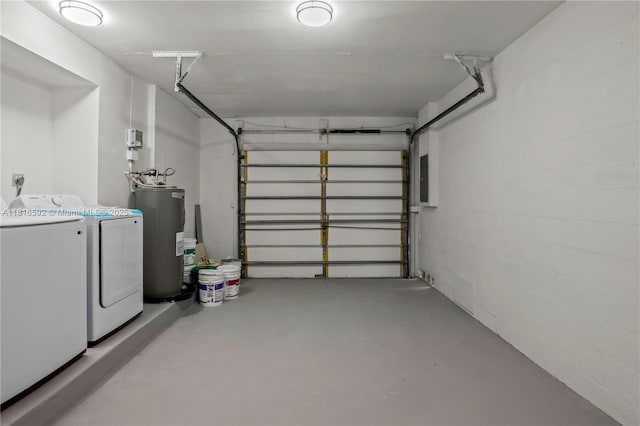 12633 NW 12th Ct, Sunrise, FL 33323 - garage with water heater and washer and clothes dryer