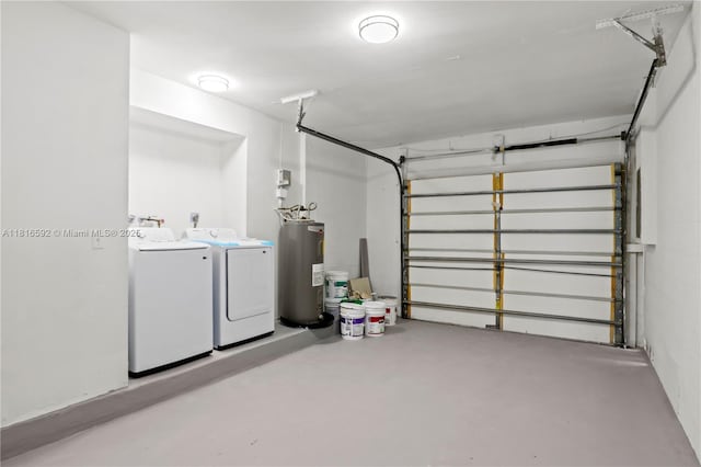 12633 NW 12th Ct, Sunrise, FL 33323 - garage featuring separate washer and dryer and water heater