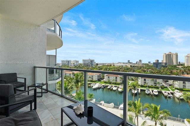 3029 NE 188th St Unit 821, Aventura, FL 33180 - balcony featuring a city view and a water view