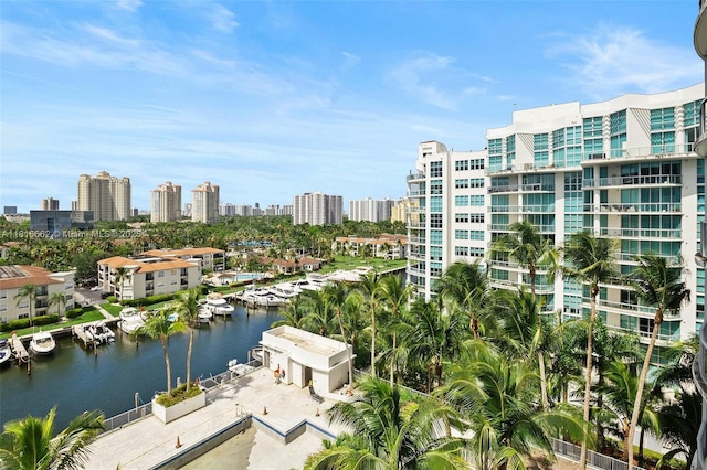 3029 NE 188th St Unit 821, Aventura, FL 33180 - view of city skyline with a nearby body of water