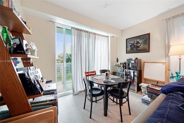 1900 N Bayshore Dr Unit 1411, Miami, FL 33132 - carpeted dining area with plenty of natural light