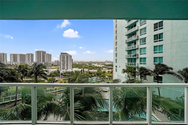 1900 N Bayshore Dr Unit 1411, Miami, FL 33132 - balcony featuring a view of city