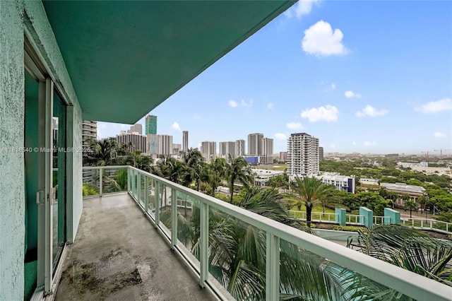 1900 N Bayshore Dr Unit 1411, Miami, FL 33132 - balcony featuring a view of city