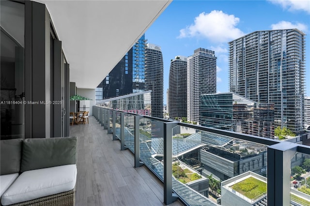 68 SE 6th St Unit 1704, Miami, FL 33131 - balcony featuring a city view