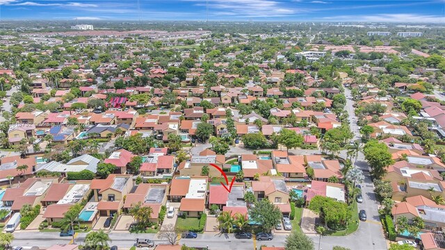 1057 NE 202nd Ln, Miami, FL 33179 - aerial view of property and surrounding area